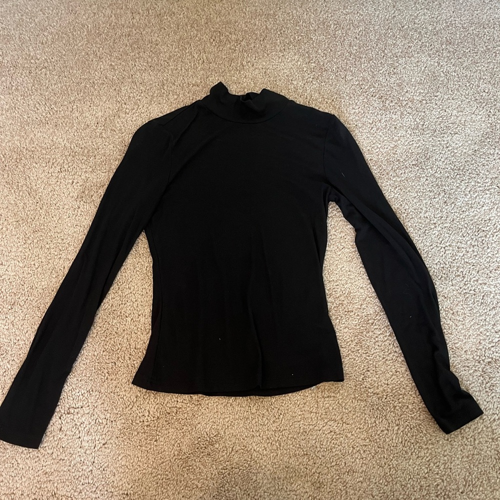 Black Turtleneck- Slim Fit